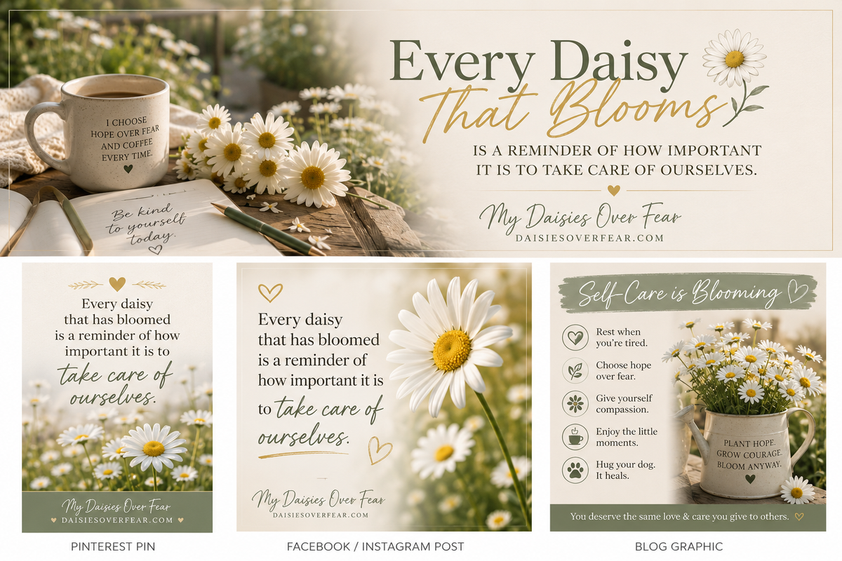 Every Daisy That Blooms Is a Reminder to Care for Ourselves