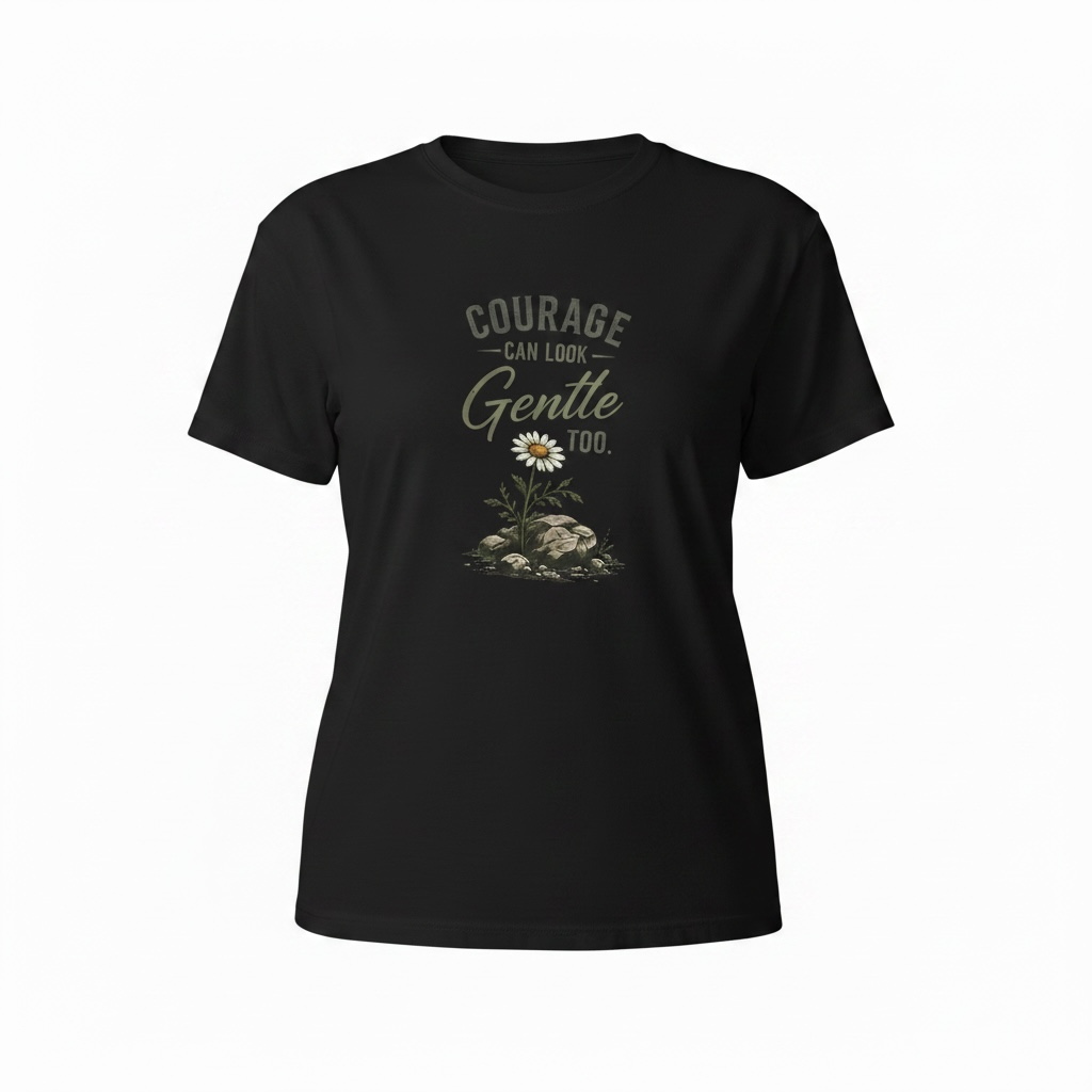 Courage Can Look Gentle Too - Women’s Tee