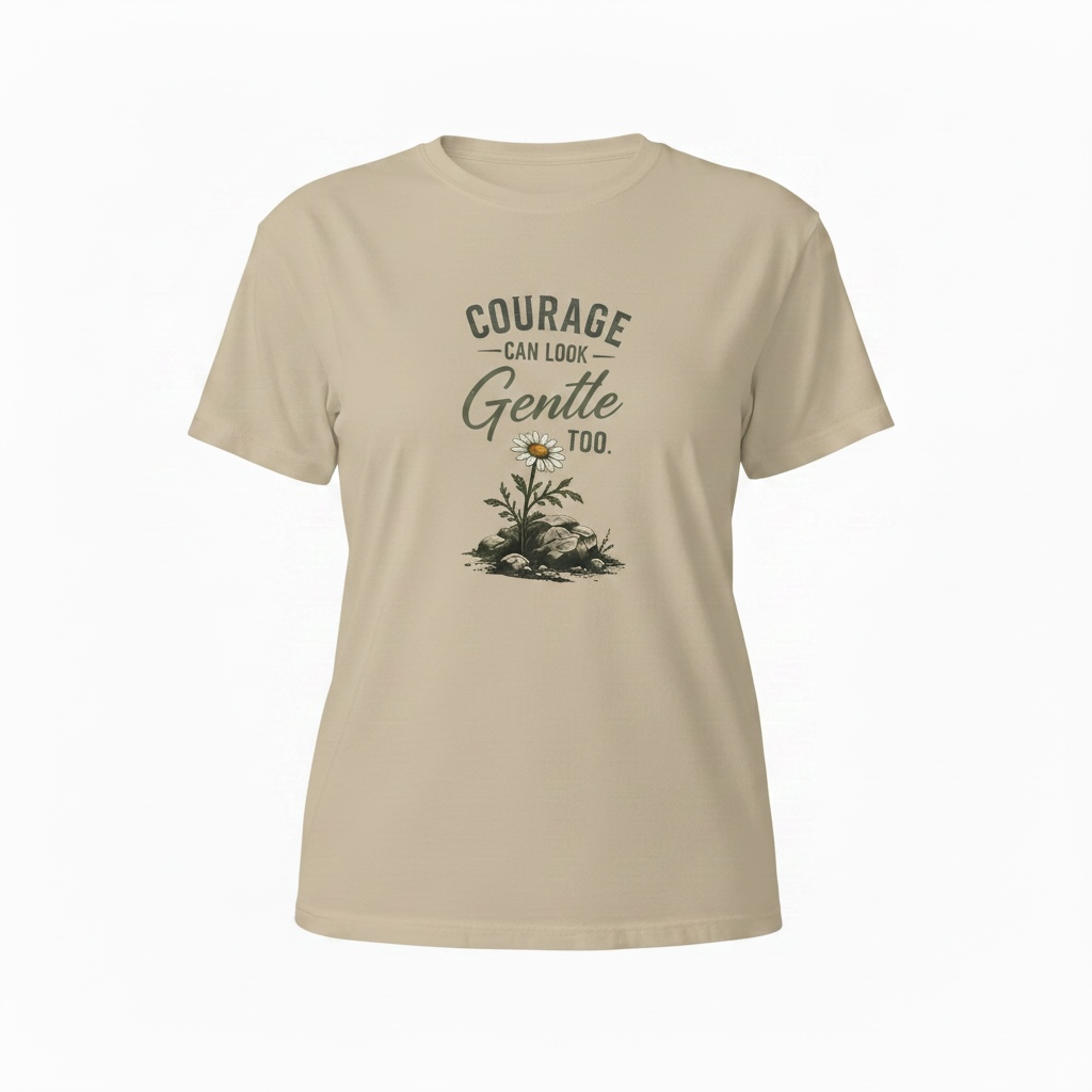 Courage Can Look Gentle Too - Women’s Tee