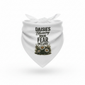 Daisies Blooming Where Fear Once Lived-Dog bandana