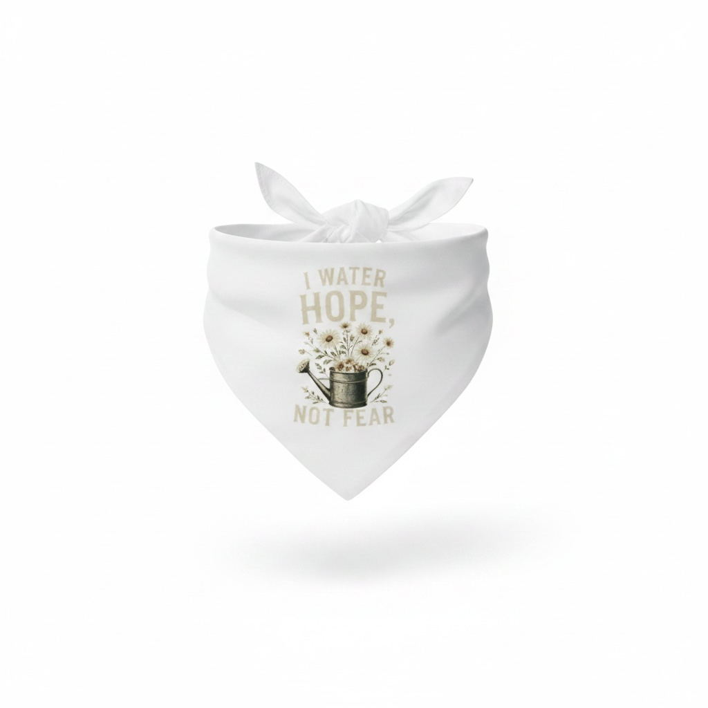 I Water Hope Not Fear-Dog Bandanas